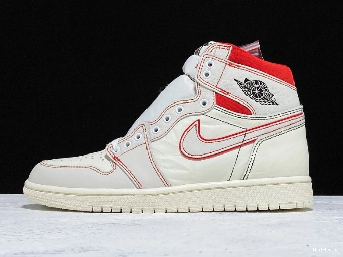 Cheap TB OG 555088-160 Jordan 1 Gym Air High Red 